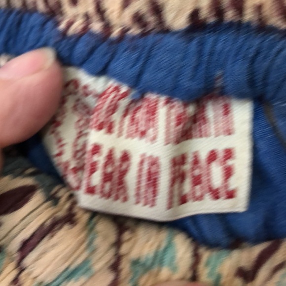 Cotton boho maxi skirt size M - Picture 7 of 8